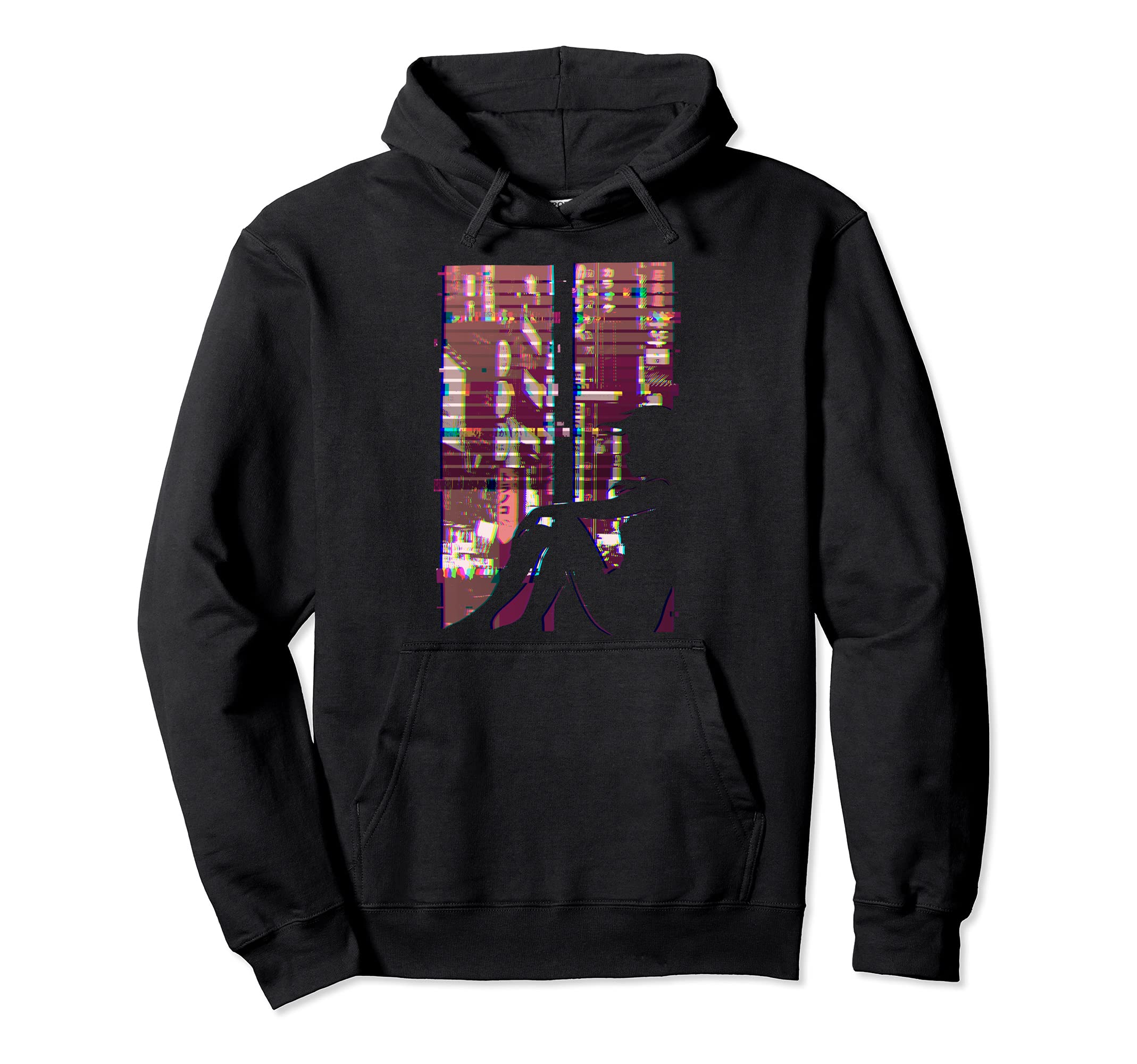 Glitchcore Aesthetic Vaporwave Hoodie - Unique Graphic for Adults - T-Shirt, Sweatshirt, Hoodie