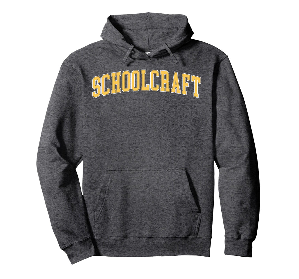 Personalized Schoolcraft Name Arch Hoodie - Unique Graphic for Adults - T-Shirt, Sweatshirt, Hoodie