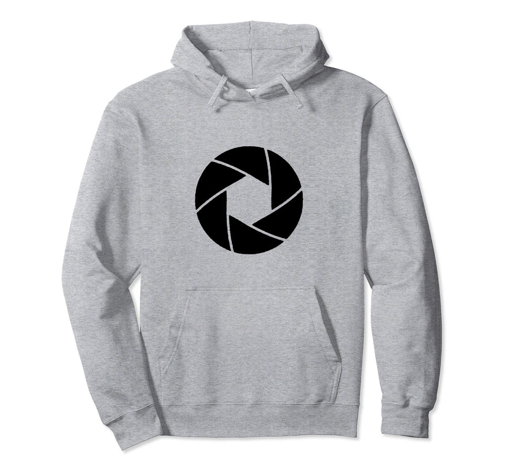 Minimalist Camera Shutter Simple Hoodie - Graphic Print Unisex - T-Shirt, Sweatshirt, Hoodie