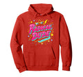 Radical Dude 80S Neon Skateboard Party Hoodie - Fun Novelty Design Unisex - T-Shirt, Sweatshirt, Hoodie
