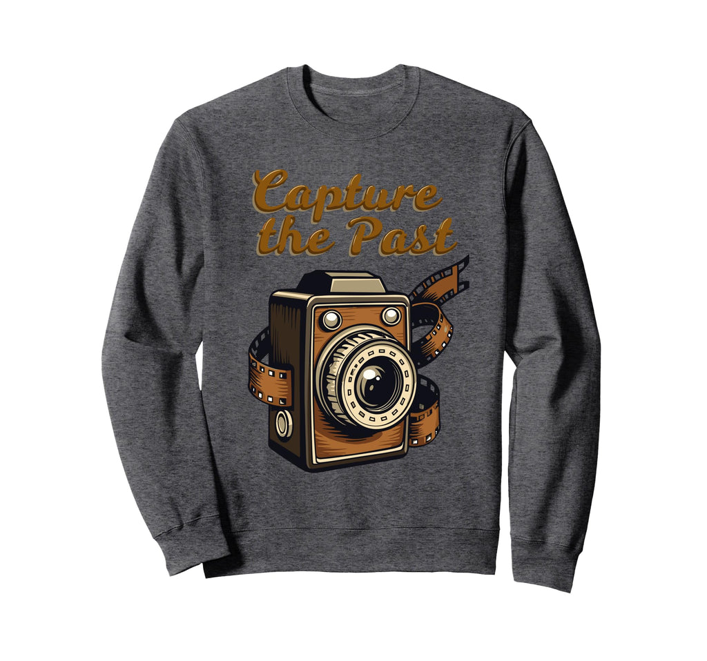 Camera Capture Past Photographer Sweatshirt - Custom Art Print for Adults - T-Shirt, Sweatshirt, Hoodie