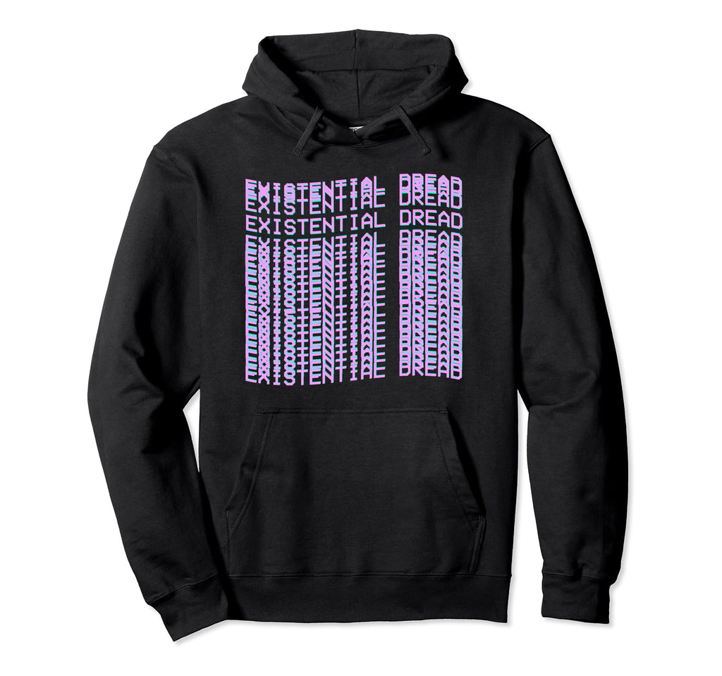 Existential Dread Vaporwave Hoodie - Aesthetic Graphic for Adults - T-Shirt, Sweatshirt, Hoodie