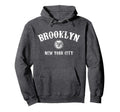 Brooklyn New York Distressed Nyc Hoody Hoodie - Custom Art Print Unisex - T-Shirt, Sweatshirt, Hoodie