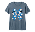Baseball Coquette Bow Baseball Mom Mama Tri T-Shirt - Graphic Print Unisex - T-Shirt, Sweatshirt, Hoodie