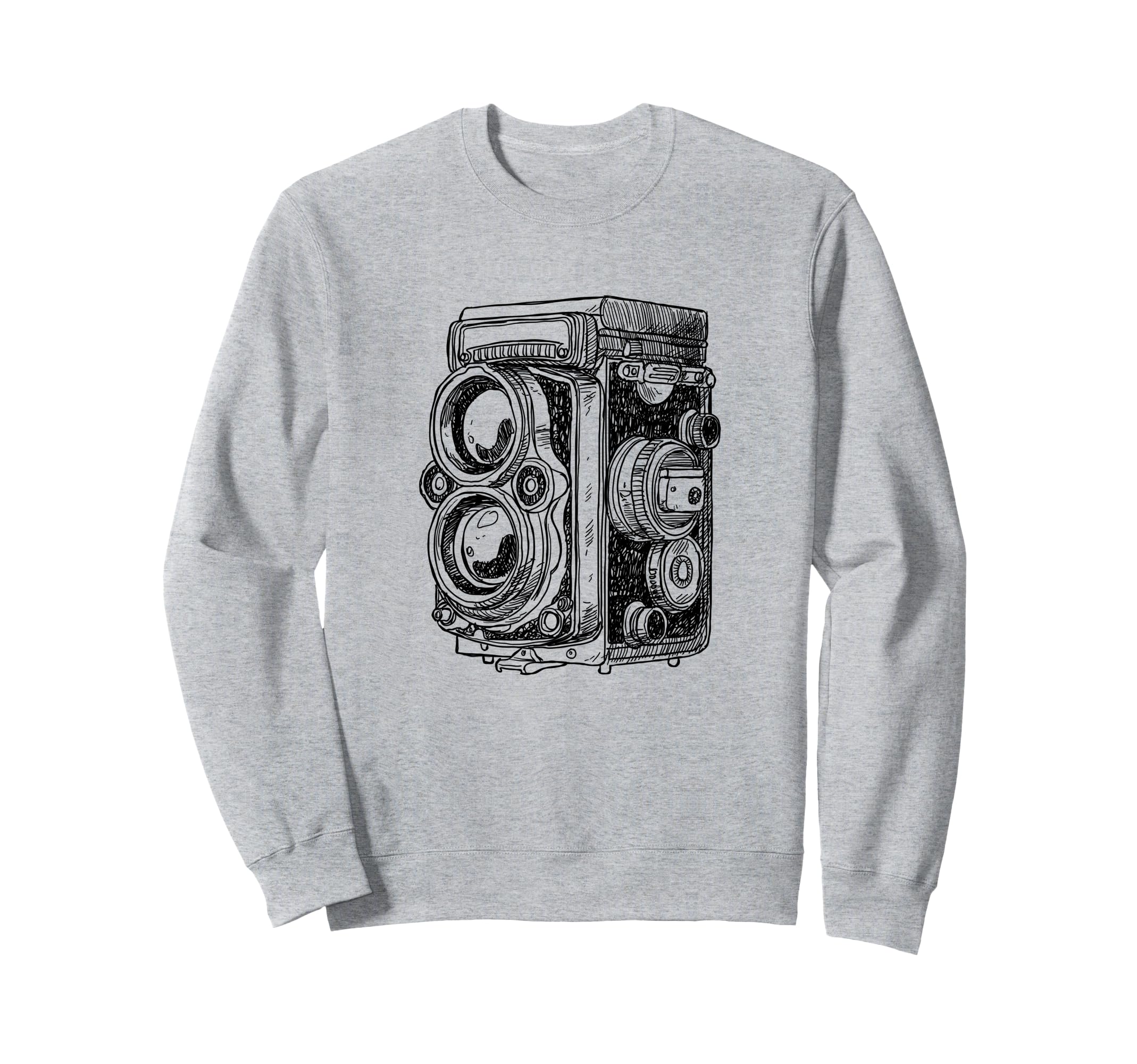 Photography Lovers Camera Sketch Sweatshirt - Streetwear Style for Adults - T-Shirt, Sweatshirt, Hoodie