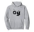 Old School Og Hip Hop Head Vinyl Hoodie - Casual Everyday Wear for Adults - T-Shirt, Sweatshirt, Hoodie