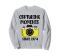 Photographer Birthday Capturing Sweatshirt - Fun Novelty Design for Adults - T-Shirt, Sweatshirt, Hoodie