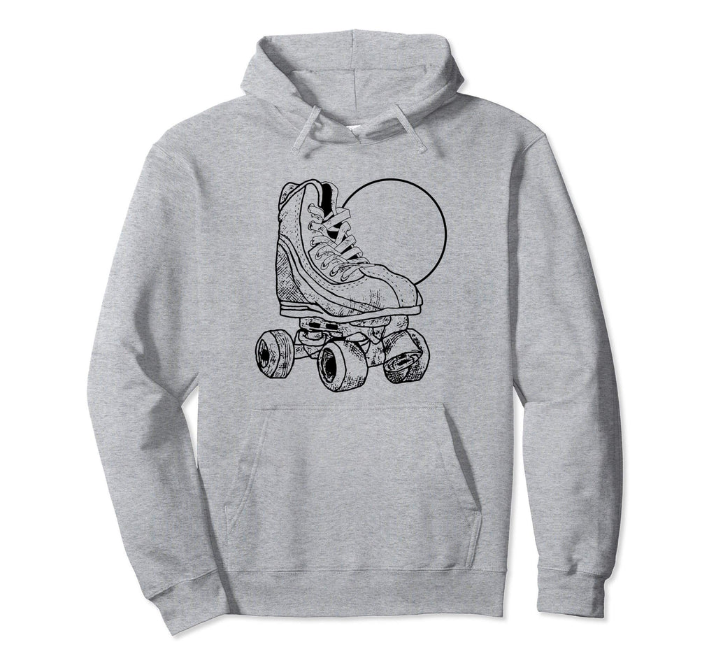 Minimalist Roller Skate Sun Simple Hoodie - Casual Everyday Wear Men Women - T-Shirt, Sweatshirt, Hoodie
