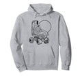 Minimalist Roller Skate Sun Simple Hoodie - Casual Everyday Wear Men Women - T-Shirt, Sweatshirt, Hoodie