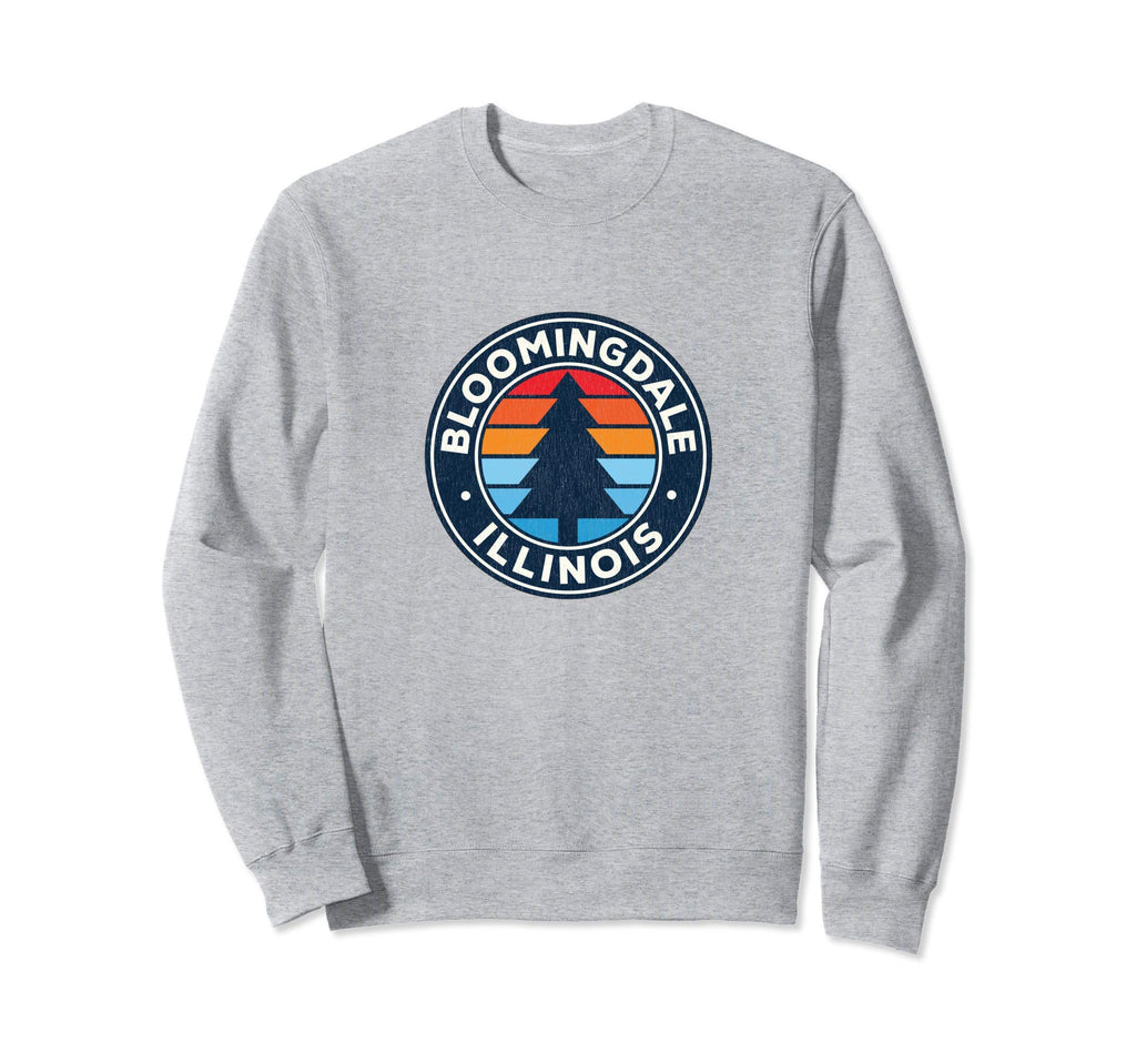 Bloomingdale Illinois Il 70S Sweatshirt - Trendy Graphic Unisex - T-Shirt, Sweatshirt, Hoodie