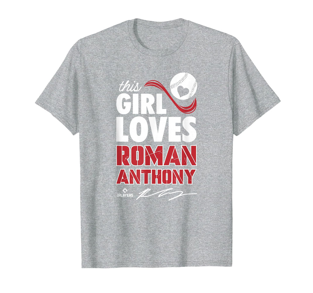 This Loves Roman Anthony Boston Baseball T-Shirt - Minimalist Print Unisex - T-Shirt, Sweatshirt, Hoodie