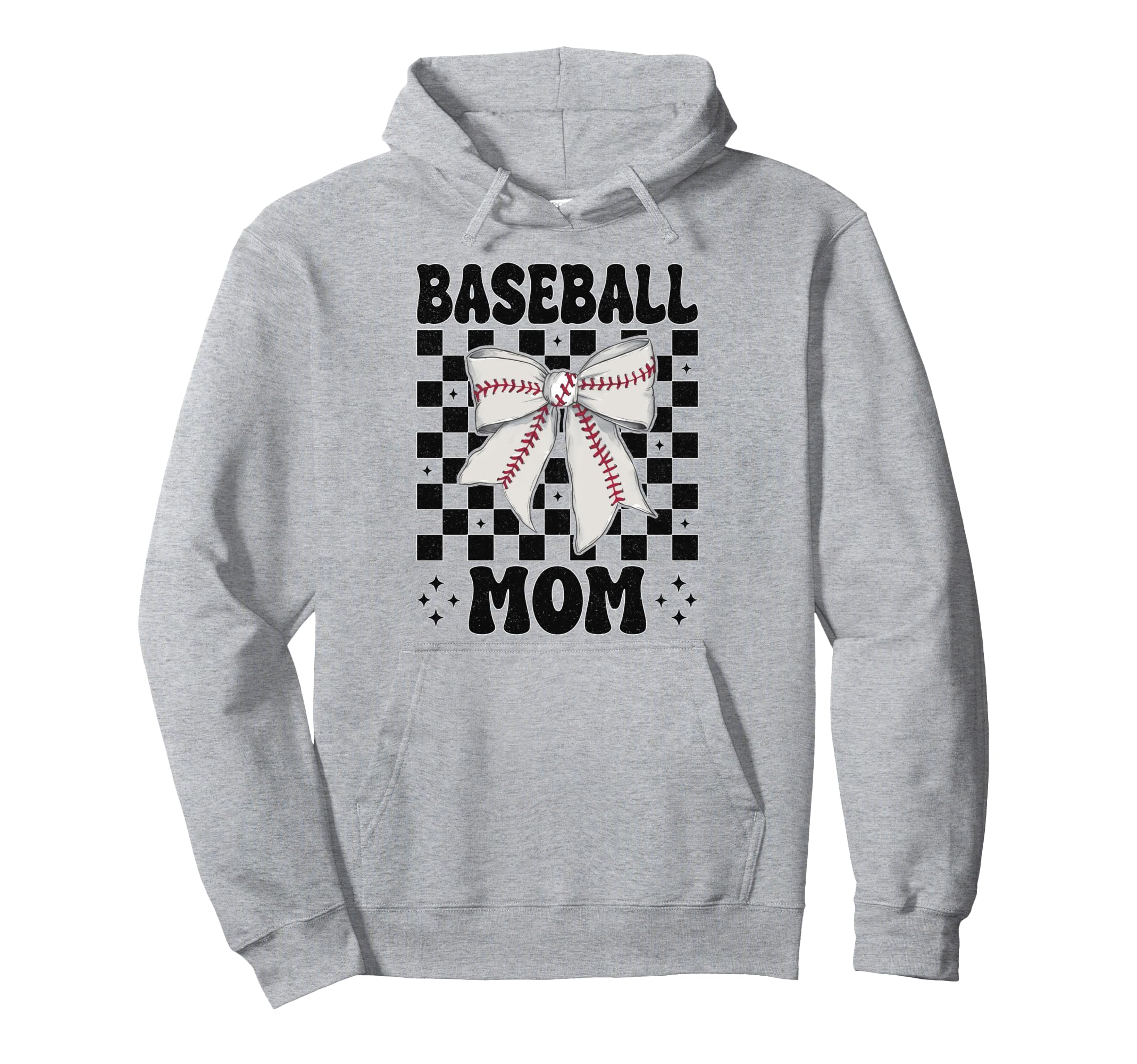 Baseball Mom Baseball Mama Mothers Hoodie - Minimalist Print for Adults - T-Shirt, Sweatshirt, Hoodie