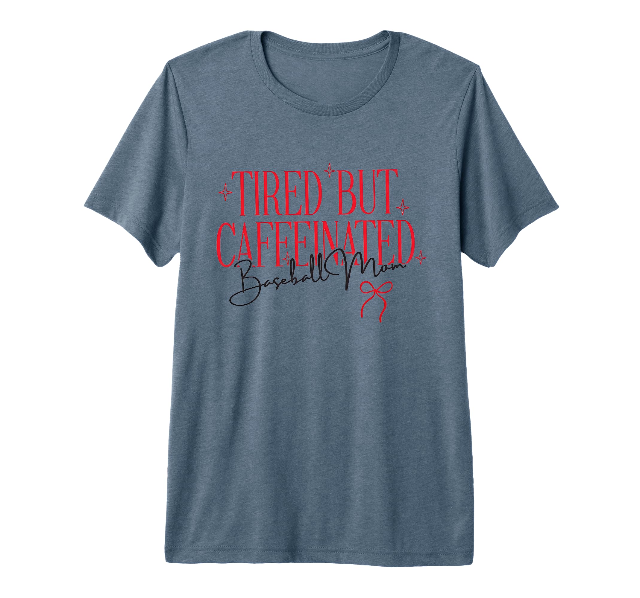 Trendy Tired Baseball Mom Funny T-Shirt - Casual Everyday Wear for Adults - T-Shirt, Sweatshirt, Hoodie