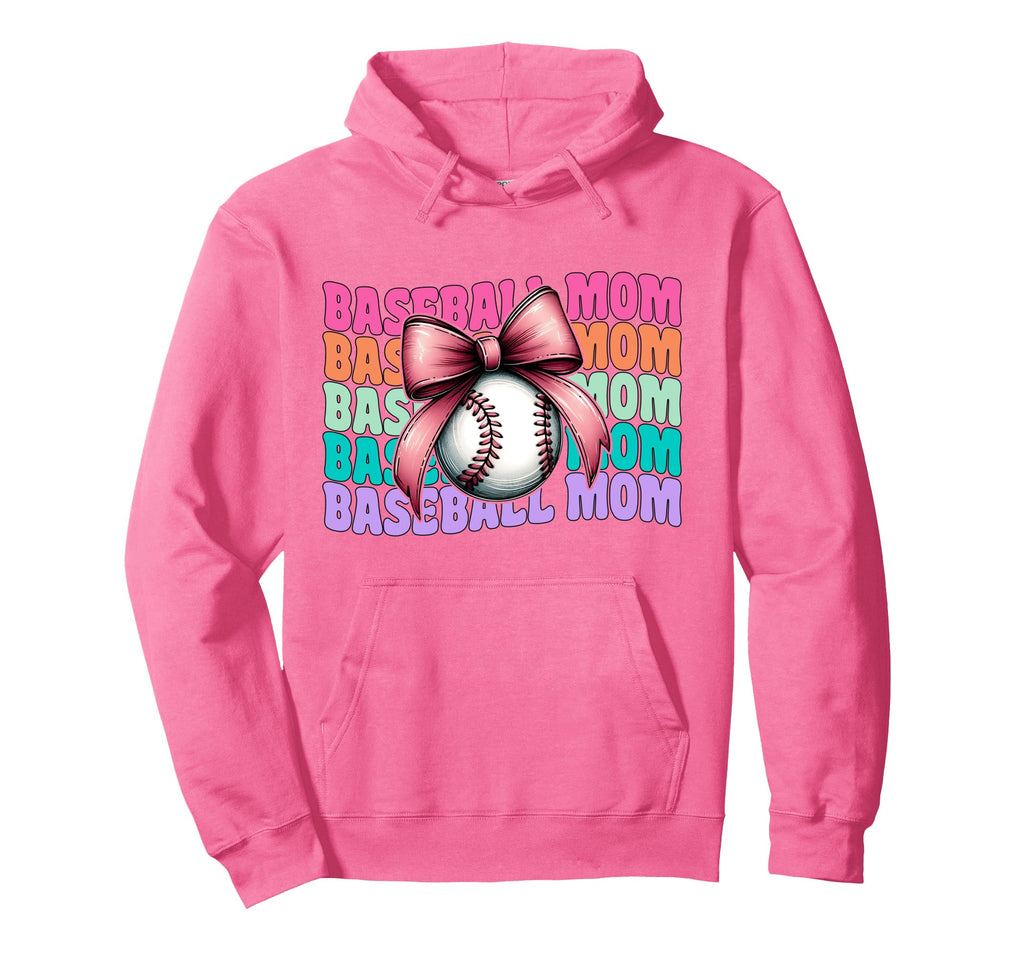Baseball Mom Baseball Mama Mothers Day Hoodie - Novelty Apparel Unisex - T-Shirt, Sweatshirt, Hoodie