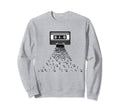 Cassette Music Notes Cassette Sweatshirt - Fun Novelty Design Men Women - T-Shirt, Sweatshirt, Hoodie