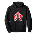 Carnival Tent Circus Distressed Hoodie - Aesthetic Graphic for Adults - T-Shirt, Sweatshirt, Hoodie