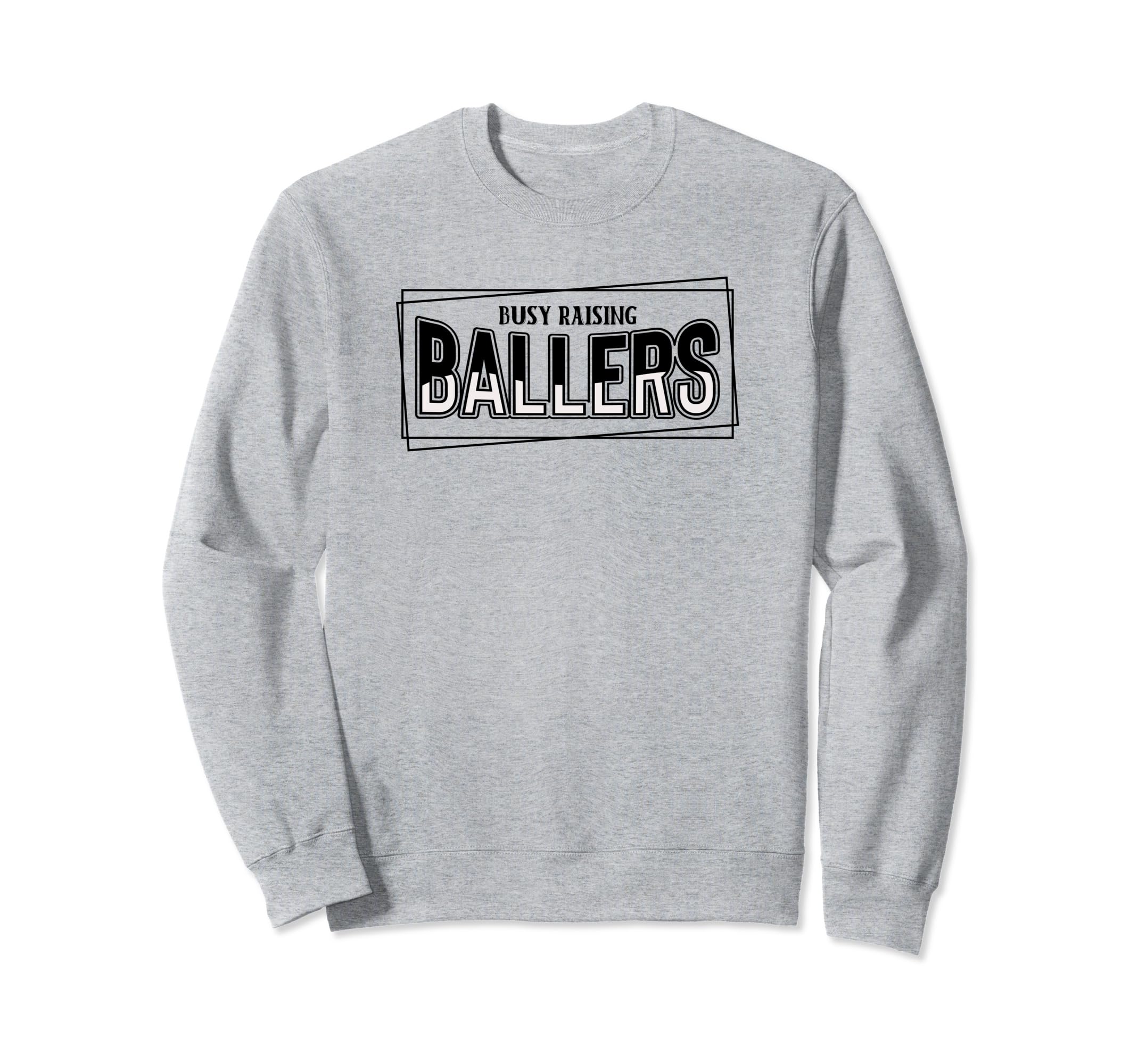 Busy Raising Ballers Baseball Love Sweatshirt - Minimalist Print Unisex - T-Shirt, Sweatshirt, Hoodie