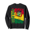 Bolivia Flag Distressed Bolivia Sweatshirt - Trendy Graphic Men Women - T-Shirt, Sweatshirt, Hoodie