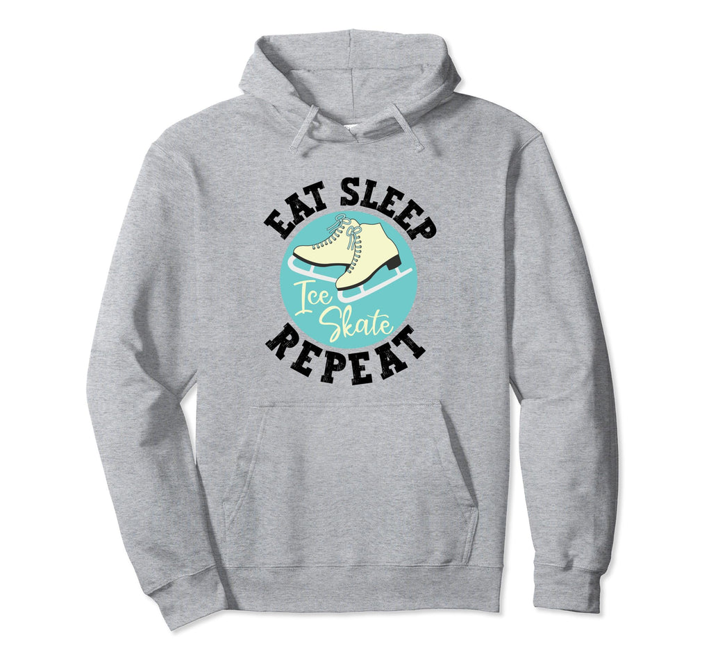 Eat Sleep Skate Repeat Figure Ice Hoodie - Streetwear Style for Adults - T-Shirt, Sweatshirt, Hoodie