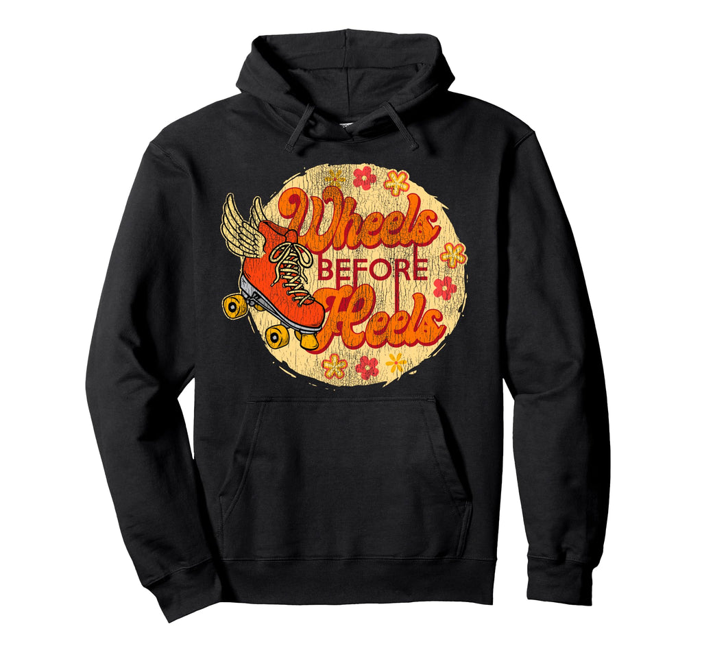 Roller Skating Skate 1970S Hoodie - Aesthetic Graphic Unisex - T-Shirt, Sweatshirt, Hoodie