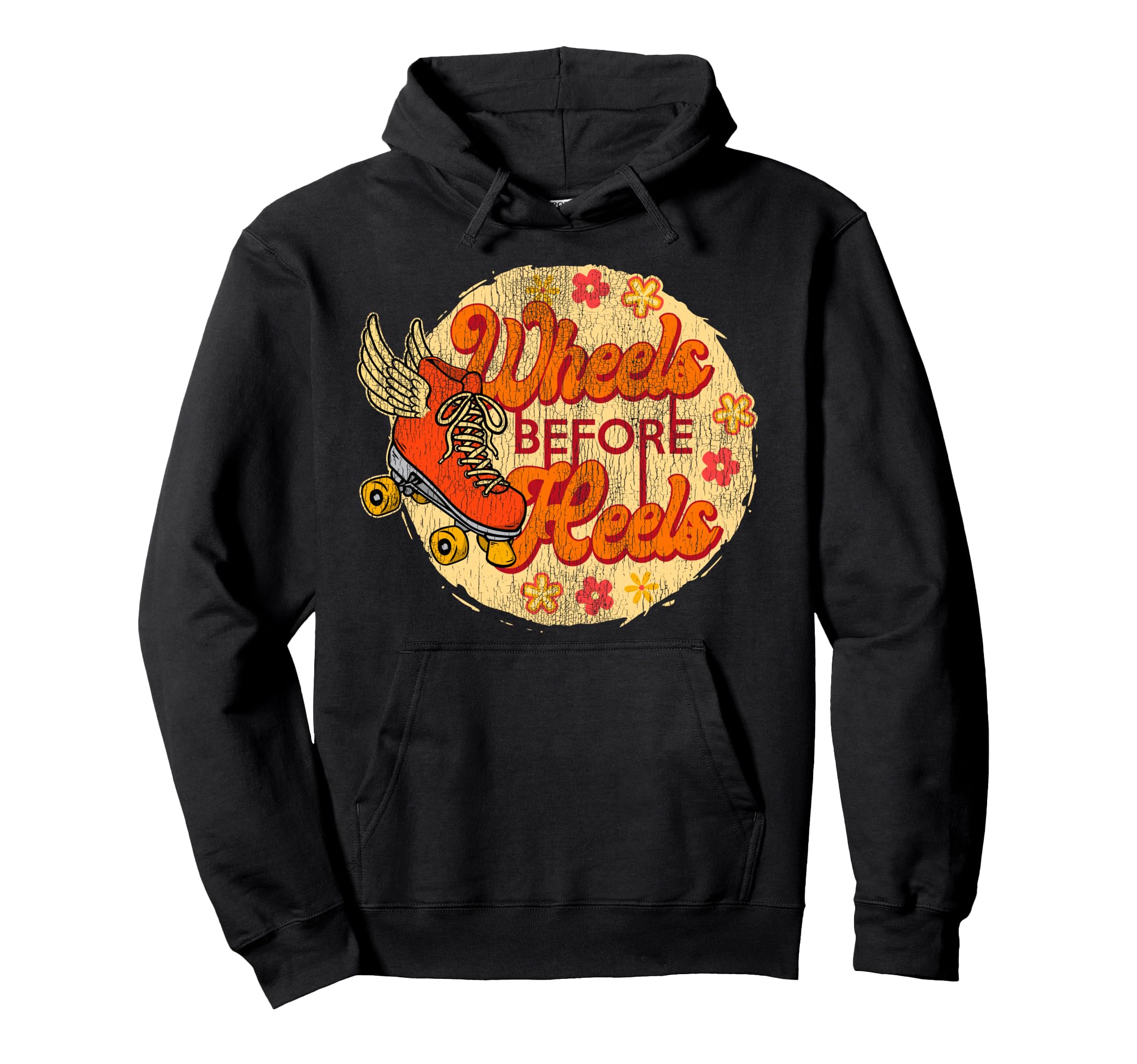 Roller Skating Skate 1970S Hoodie - Aesthetic Graphic Unisex - T-Shirt, Sweatshirt, Hoodie