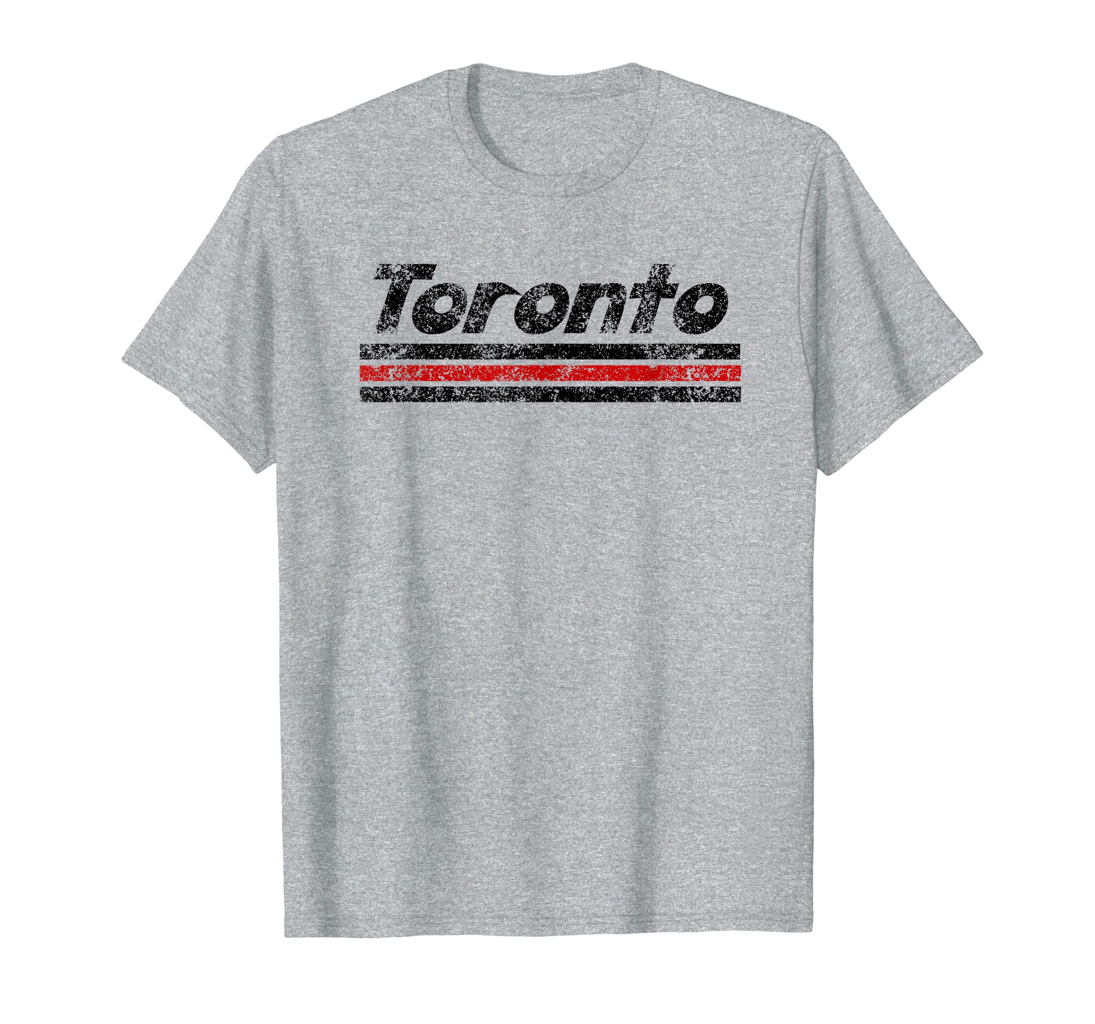 Toronto Canada Weathered Stripe T-Shirt - Custom Art Print Men Women - T-Shirt, Sweatshirt, Hoodie