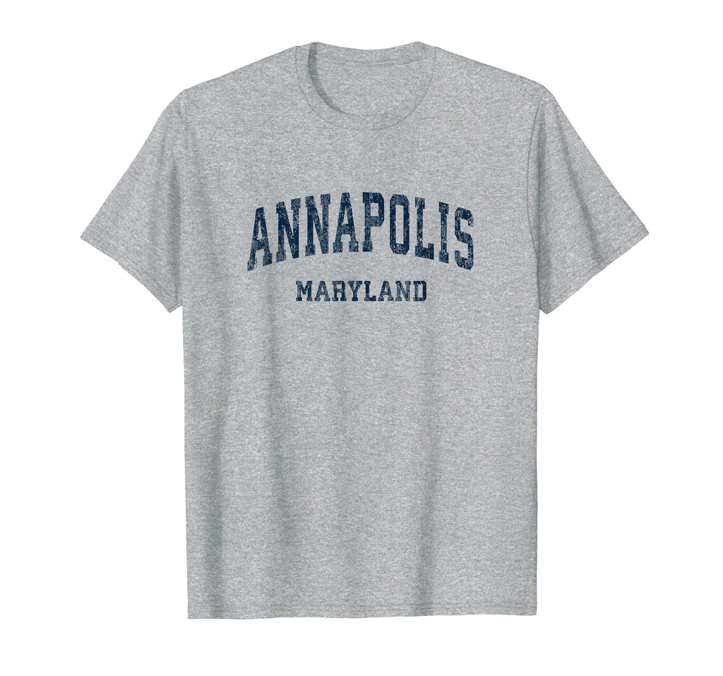 Annapolis Maryland Md Varsity Sports T-Shirt - Graphic Print for Adults - T-Shirt, Sweatshirt, Hoodie