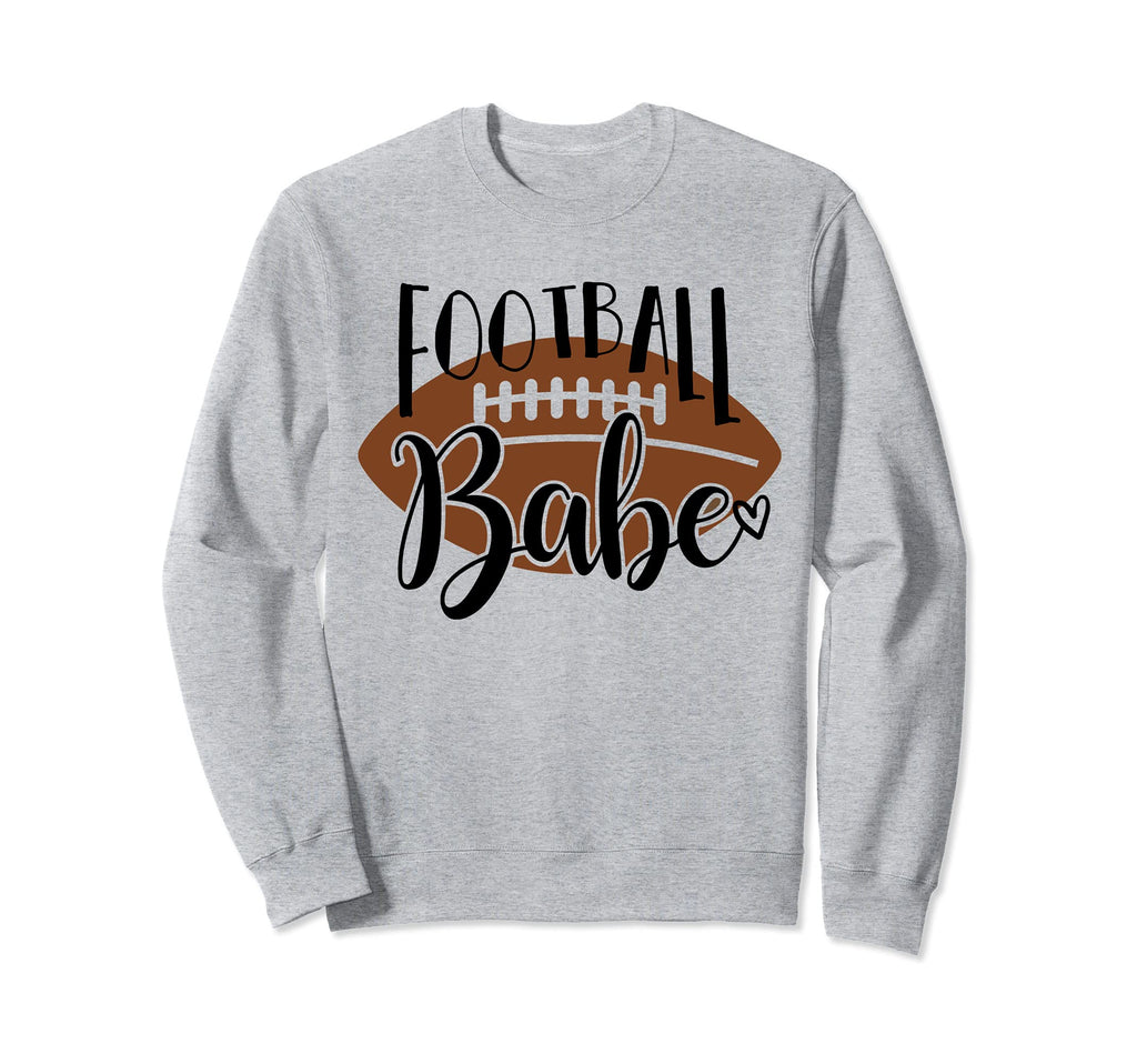 Football Babe Game Day Mom Football Sweatshirt - Graphic Print for Adults - T-Shirt, Sweatshirt, Hoodie