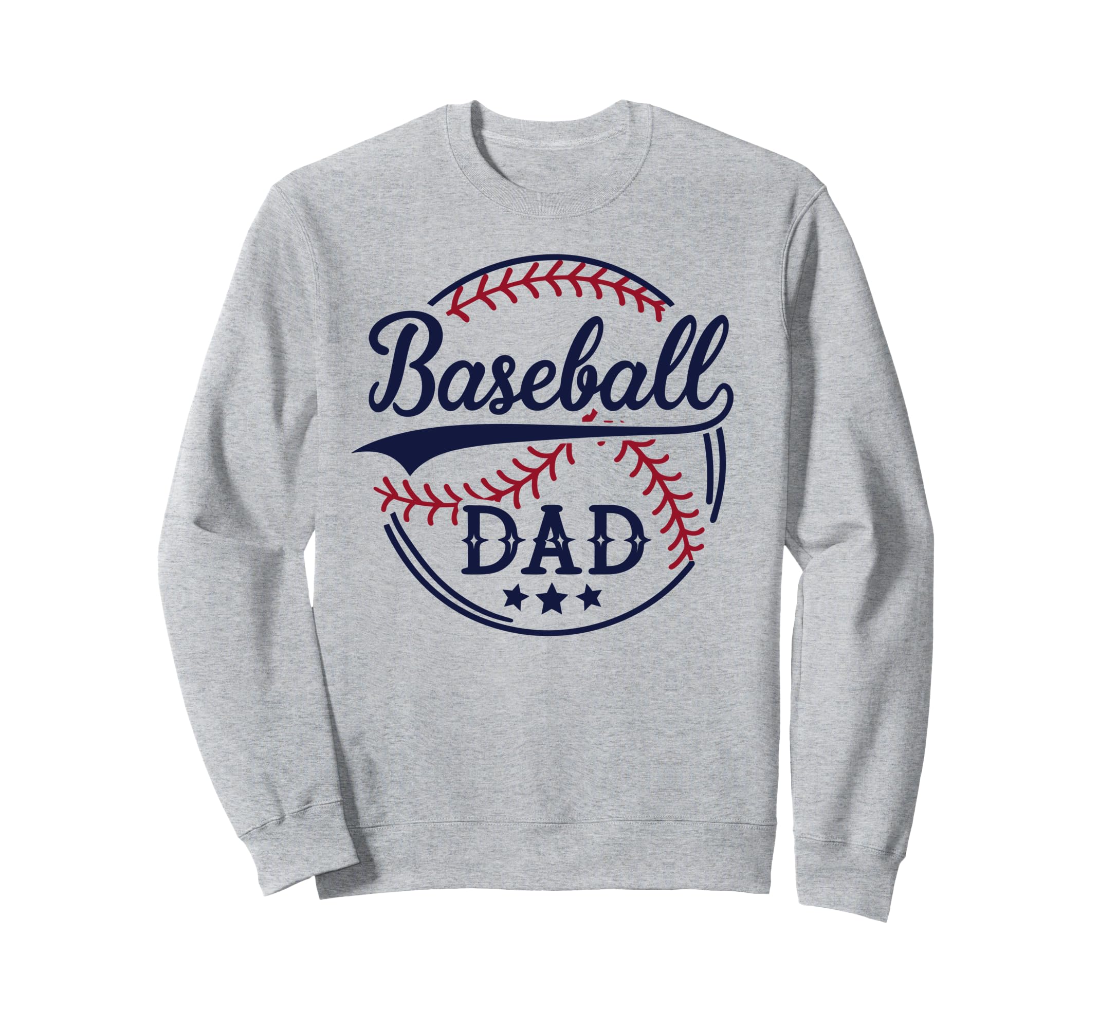 Baseball Dad Fathers Day Baseball Sweatshirt - Unique Graphic Unisex - T-Shirt, Sweatshirt, Hoodie