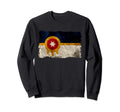 New Tulsa Flag Distressed Tulsa Oklahoma Sweatshirt - Graphic Print Unisex - T-Shirt, Sweatshirt, Hoodie