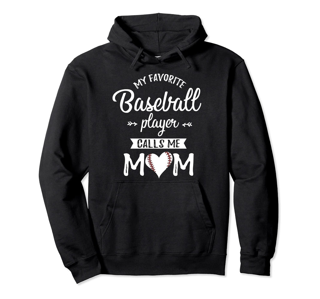 My Favorite Baseball Player Calls Me Hoodie - Aesthetic Graphic for Adults - T-Shirt, Sweatshirt, Hoodie