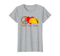 Peace Love Tacos Taco Tuesday Eat T-Shirt - Minimalist Print for Adults - T-Shirt, Sweatshirt, Hoodie