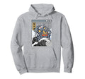 Kraken Eating Ramen Japanese Wave Octopus Hoodie - Unique Graphic Unisex - T-Shirt, Sweatshirt, Hoodie