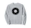 Minimalist Camera Shutter Simple Sweatshirt - Trendy Graphic Men Women - T-Shirt, Sweatshirt, Hoodie