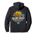 North Shore Board Riders Surfing Club Hoodie - Custom Art Print Men Women - T-Shirt, Sweatshirt, Hoodie