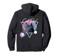 Cat Dad Vaporwave Aesthetic Art Hoodie - Novelty Apparel Unisex - T-Shirt, Sweatshirt, Hoodie