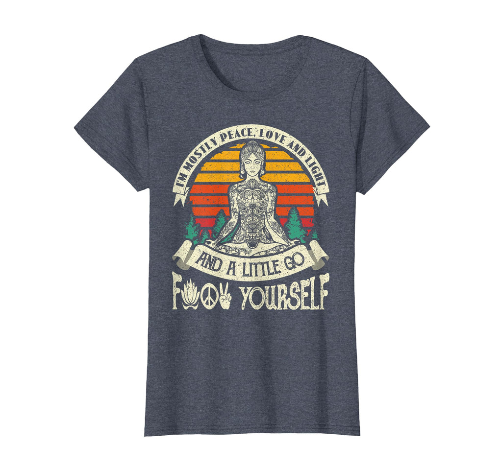 Im Mostly Peace Love And Light Little T-Shirt - Fun Novelty Design Unisex - T-Shirt, Sweatshirt, Hoodie