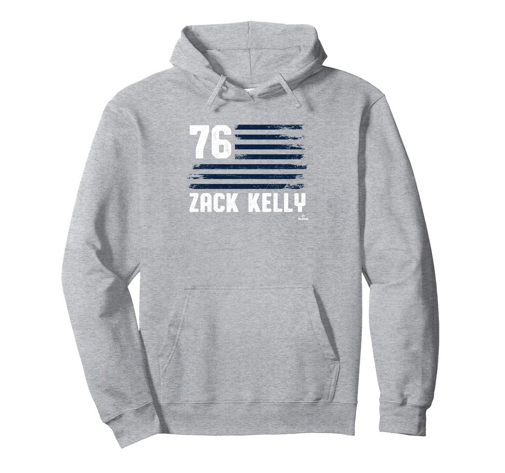 Flag Stripes Zack Kelly Boston Baseball Mlbpa Hoodie - Graphic Print Unisex - T-Shirt, Sweatshirt, Hoodie