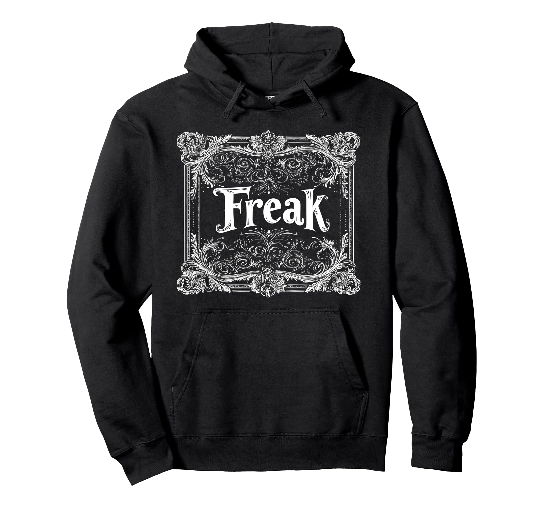 Freak Gothic Alt Grunge Hip Hop Y2K Emo Hoodie - Trendy Graphic for Adults - T-Shirt, Sweatshirt, Hoodie