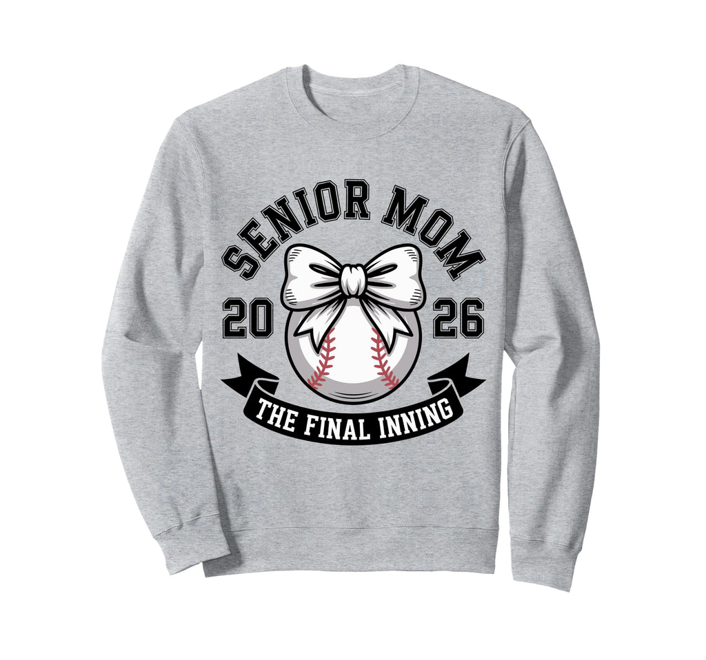 Baseball Senior Mom Class 2026 Proud Sweatshirt - Custom Art Print Unisex - T-Shirt, Sweatshirt, Hoodie