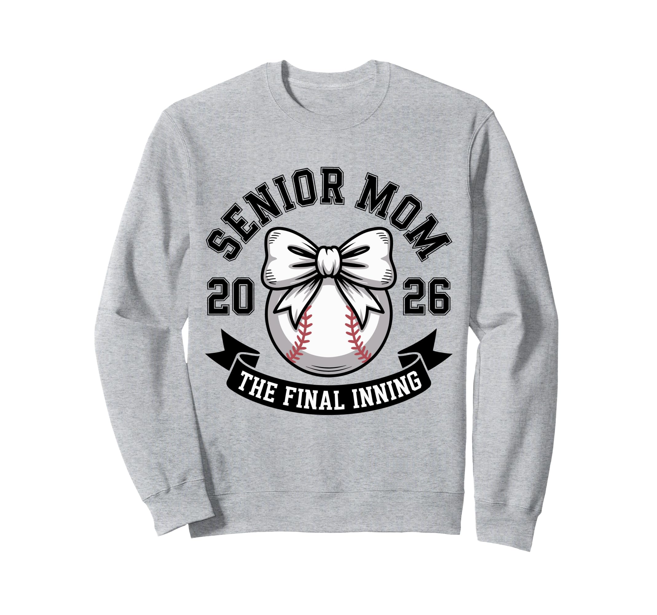 Baseball Senior Mom Class 2026 Proud Sweatshirt - Custom Art Print Unisex - T-Shirt, Sweatshirt, Hoodie