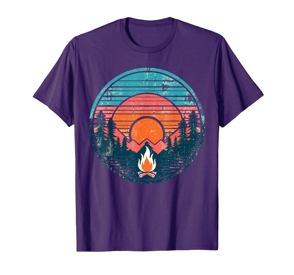 Campfire Camping Camper Outdoor T-Shirt - Casual Everyday Wear Men Women - T-Shirt, Sweatshirt, Hoodie