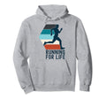 Running Life Male Jogger Hexagon Hoodie - Custom Art Print for Adults - T-Shirt, Sweatshirt, Hoodie