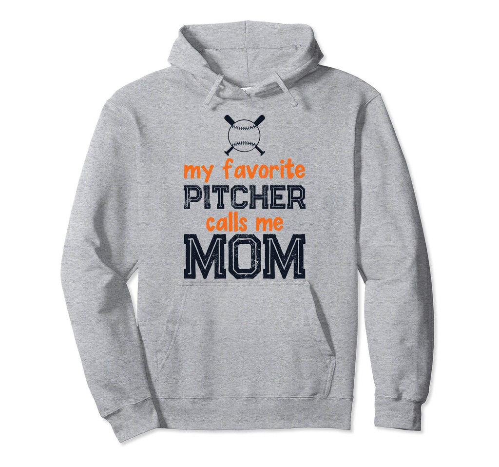 My Favorite Pitcher Calls Me Mom Hoodie - Custom Art Print for Adults - T-Shirt, Sweatshirt, Hoodie