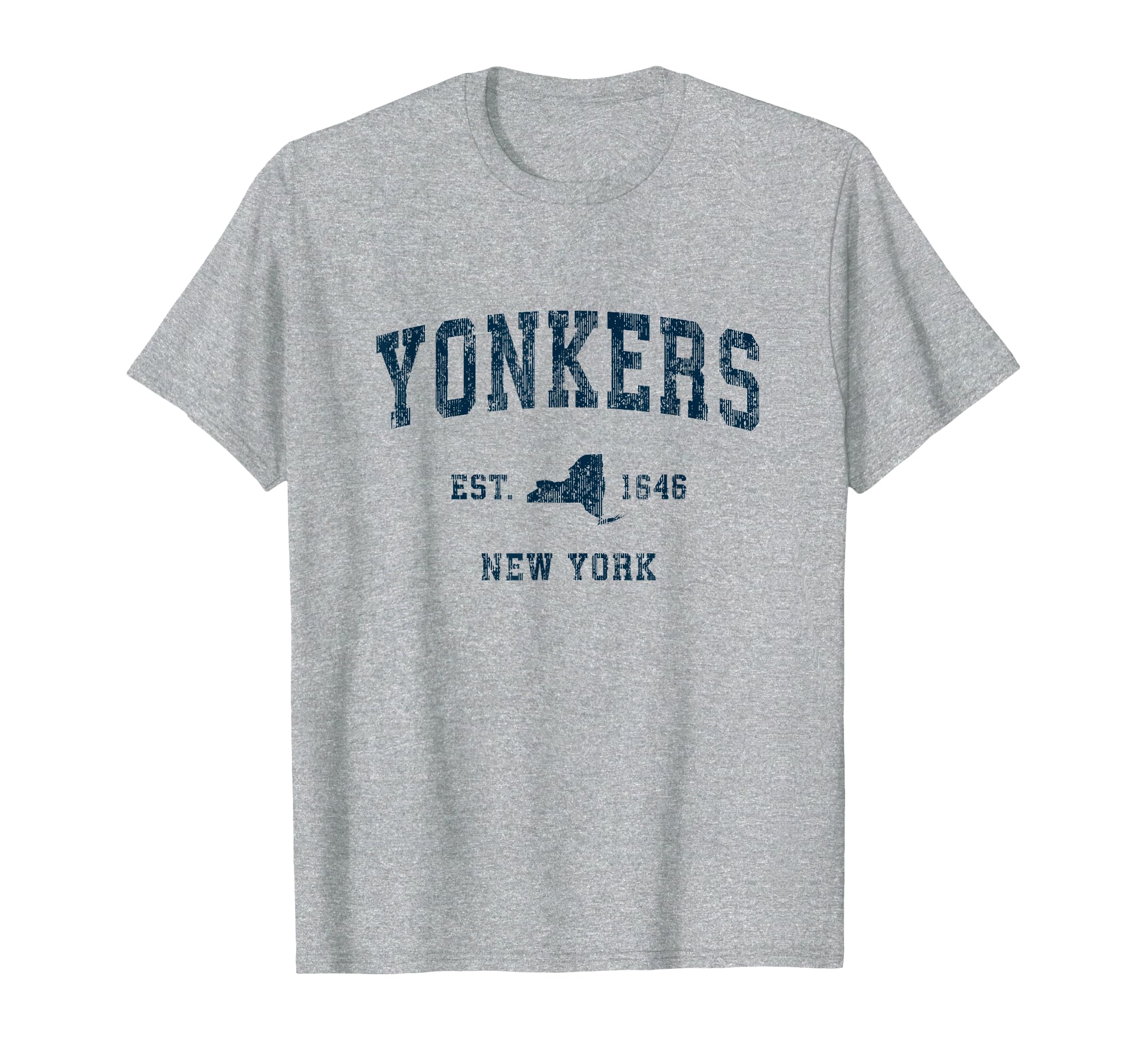 Yonkers New York Ny Sports Navy T-Shirt - Unique Graphic Unisex - T-Shirt, Sweatshirt, Hoodie