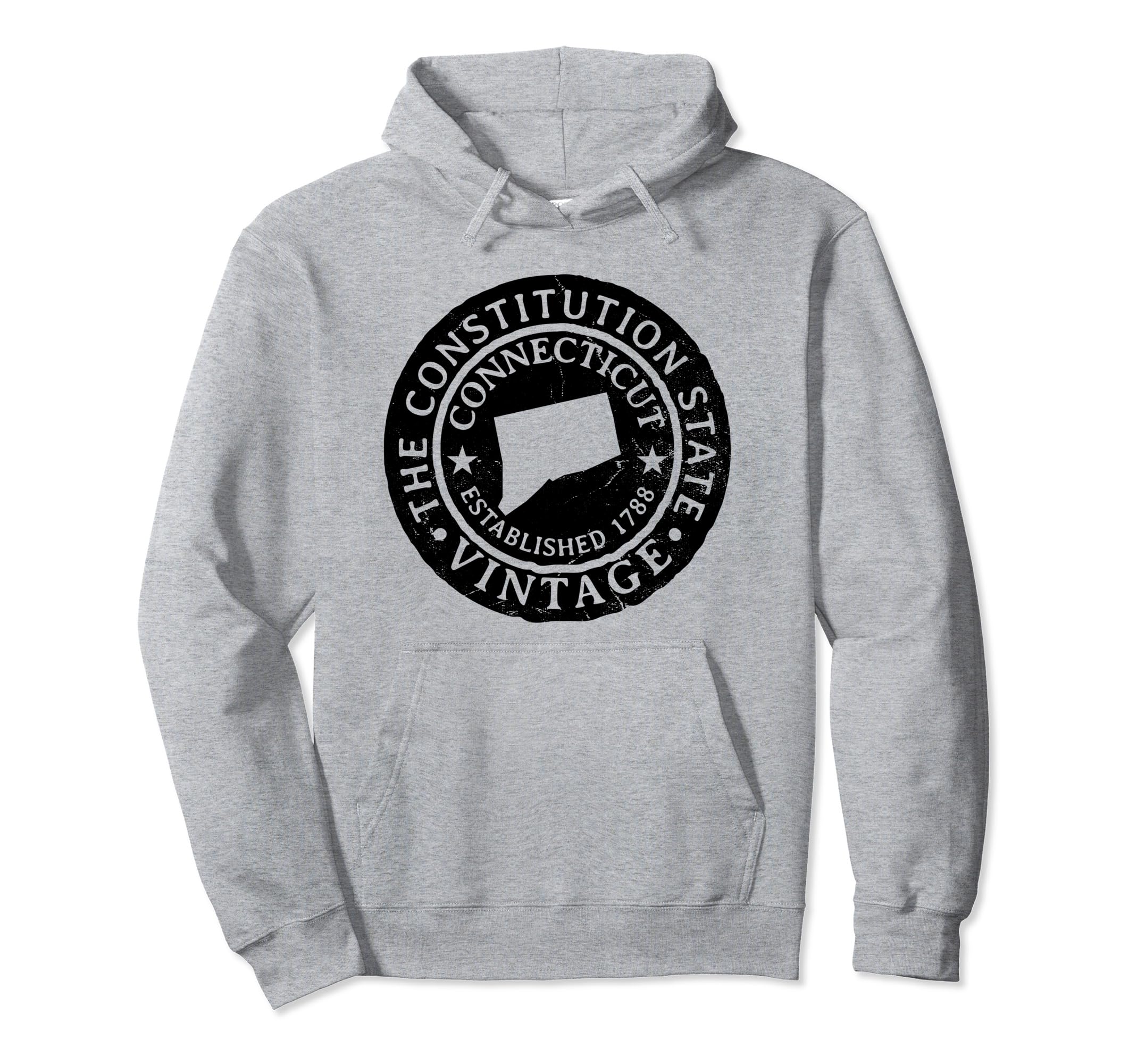 Connecticut Constitution State 1788 Hoodie - Aesthetic Graphic Unisex - T-Shirt, Sweatshirt, Hoodie