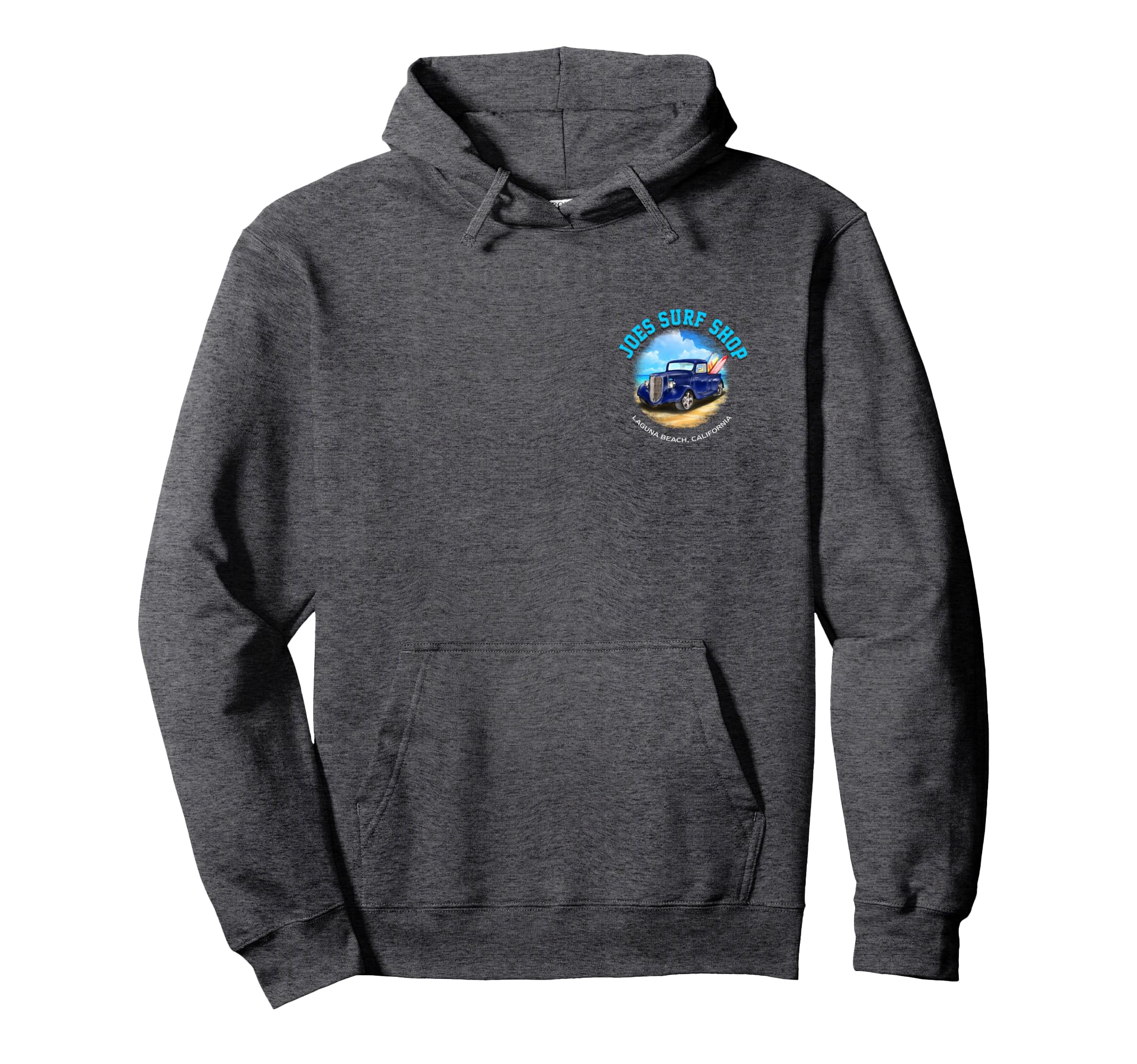Joes Surf Surf Truck Logo Hoodie - Unique Graphic for Adults - T-Shirt, Sweatshirt, Hoodie