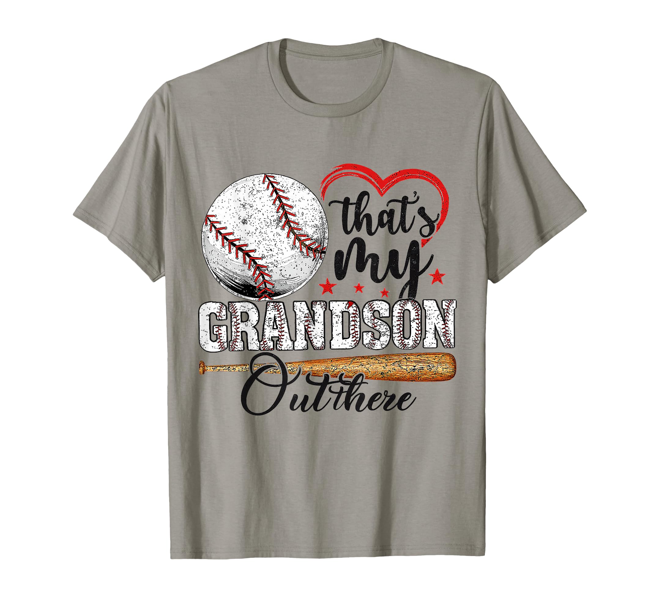 Thats My Grandson Out There Baseball T-Shirt - Minimalist Print Men Women - T-Shirt, Sweatshirt, Hoodie