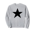 Black Star Y2K Aesthetic Gorpcore Sweatshirt - Minimalist Print for Adults - T-Shirt, Sweatshirt, Hoodie