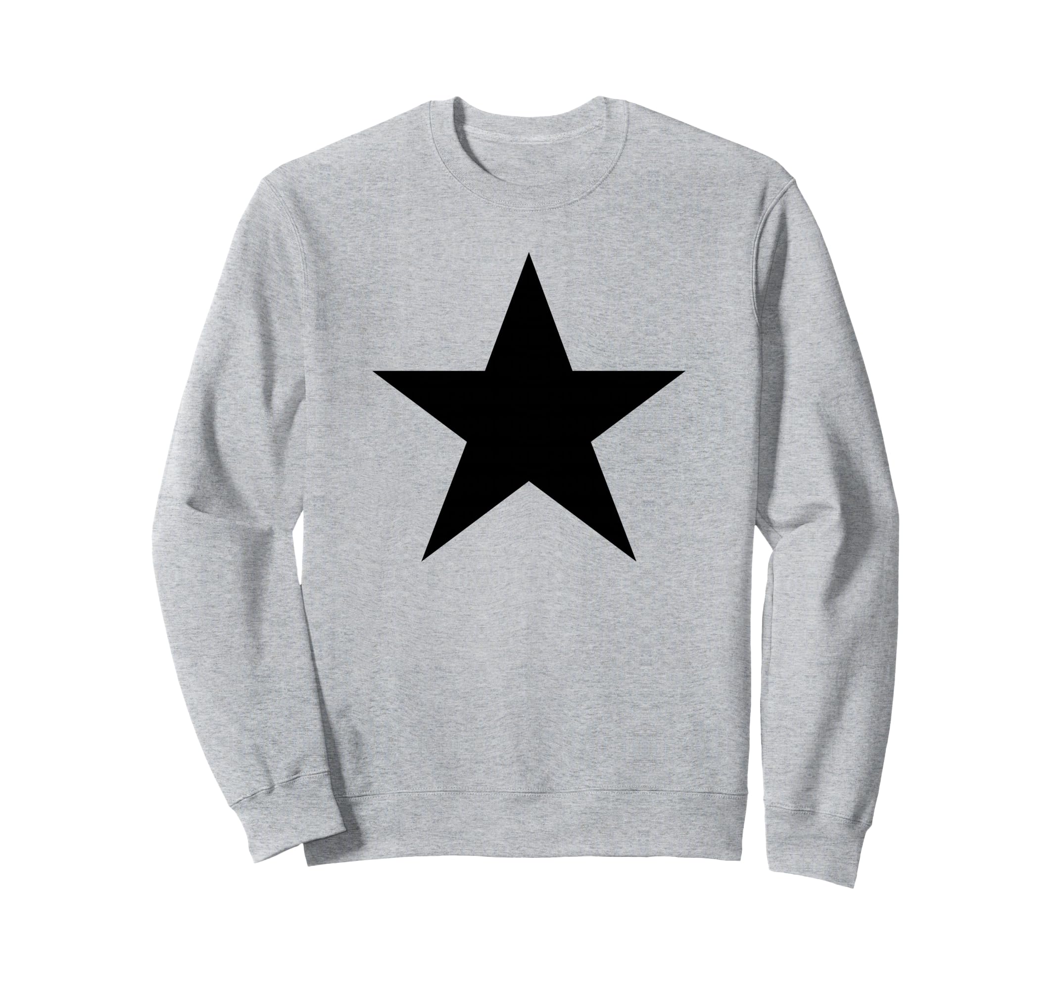 Black Star Y2K Aesthetic Gorpcore Sweatshirt - Minimalist Print for Adults - T-Shirt, Sweatshirt, Hoodie
